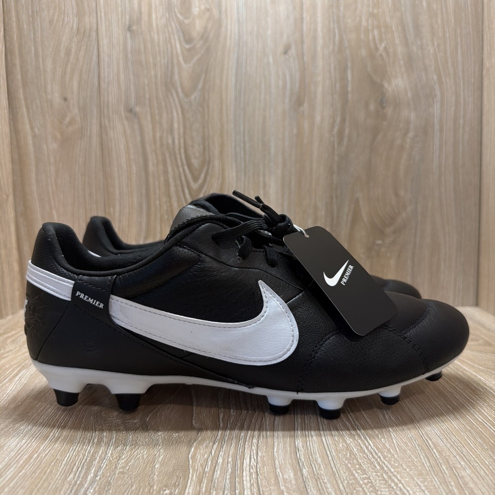 Nike Premier 3 FG Black White Mens Size 8.5 HM0265-002 Womens Size 10 New